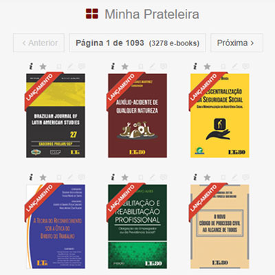 Prateleira de e-books